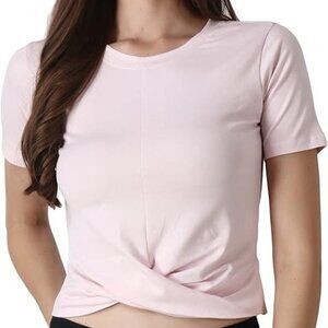 NWOT Twist Front Cropped Crescent  Top